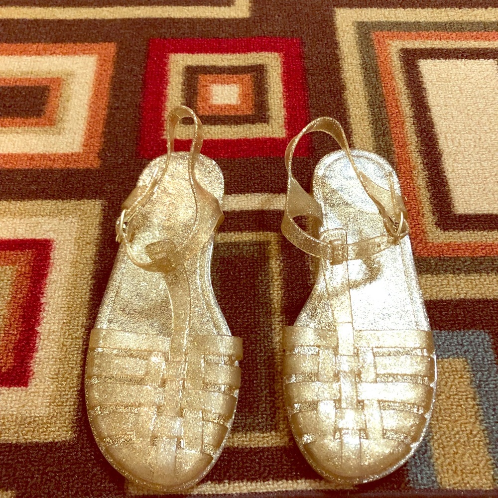 Glittery gold jelly💕